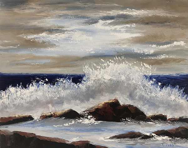 Mar revolto - 40 x 50 - OST